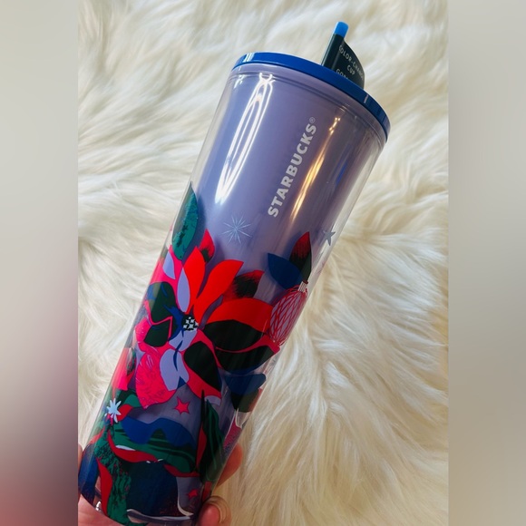 Starbucks Purple Color Change Cup Point-setter Tumbler 24oz New 2023 Holiday - Picture 6 of 11